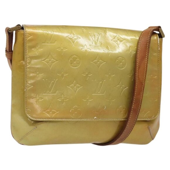 LOUIS VUITTON Monogram Vernis Thompson Street Bag Gris M91008 LV Auth hk2661 - Picture 1 of 16